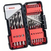 Bosch Metallspiralbohrer HSS-Set PointTeQ, DIN 338, 18-teilige ToughBox