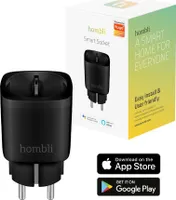 Hombli smarte Steckdose EU, schwarz