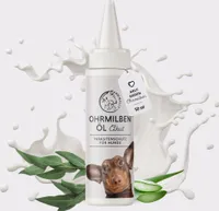 Ohrmilbenöl Akut für Hunde 50 ml - Soforthilfe bei Ohrmilben Hund - Milben Hund