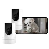 BOYKEEP 2 Stück Überwachungskamera 1080P 2,4G Kleine Wi-Fi Kamera mit Handy-App Innenbereich, Bewegungserkennung, 2-Wege-Audio, Nachtsicht