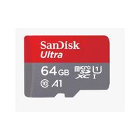 SanDisk Ultra microSDXC A1  64GB 140MB/s Adapt.SDSQUAB-064G-GN6MA