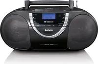 Lenco SCD-6900BK - Tragbarer Radio-CD-Player mit DAB+ und Kassette - Grau