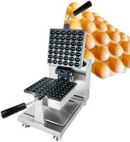 Edelstahl Waffeleisen Bubble Waffle Maker Kommerziell Eierwaffeleisen Eierwaffel Maschine 1200W