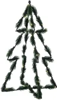 Künstlicher Weihnachtsbaum leuchtend grün 30 LED 40 cm