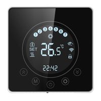 Digitální pokojový termostat LCD Termostat Nástěnný termostat Podlahové vytápění Infračervené vytápění Vnitřní teploměr