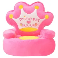 vidaXL Plüsch-Kindersessel Prinzessin Rosa