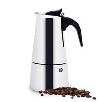 EDELSTAHL ESPRESSOKOCHER für 6 Tassen  Espresso Maker Espressokanne Kaffeekocher
