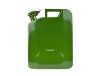 01. Reservekanister Kraftstoff Solexine grün mit französischem
