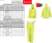Regenanzug RT95 Jacke und Hose Set Regen Anzug wasserdicht