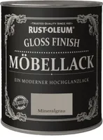 Rust-Oleum Gloss Finish Möbellack hochglanz versch. Farben 750ml, Farbton:Mineralgrau