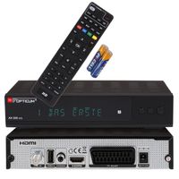 RED OPTICUM DVB-S2 HDTV-Receiver AX 300 VFD, mit PVR