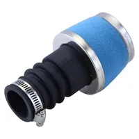 Sportowy filtr powietrza niebieski 19 mm do motoroweru Hercules Zündapp Kreidler Puch motorower mokick