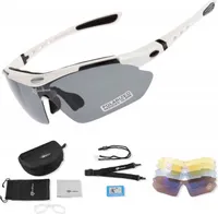 Rockbros Polarizačné okuliare na bicykel Durable Professional White
