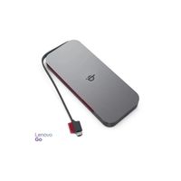 Lenovo GO Lithium Polymer (LiPo) 10000 mAh Kabelloses Aufladen Grau  LENOVO Produktfarbe: Grau, Batterietechnologie: Lithium Polymer (LiPo), Batteriekapazität (Wattstunden): 10000 mAh, Anzahl simultan anschließbarer Geräte (max): 3, Aufladekompatibilität: Universal, Aufladequelle: USB, Input Anschluss: USB Typ-C, Schnellladung: Ja, Integriertes Radio: Nein