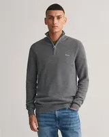 Gant 8040523 Halbzippullover Grau L Mann Grau L