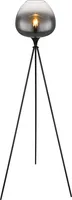 Globo Lighting Stehleuchte Metall schwarz matt, 1x E27