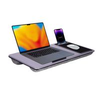 Niceey Laptopkissen - Tragbarer Laptoptisch mit Kissen - Weichem Kissen-Bett-Couch-Tisch für Zuhause und Büro -  Leicht - Weiche Handgelenkauflage - Geeignet für Laptops, Tablets - Schwarz