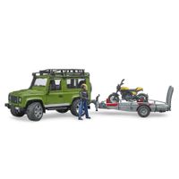 Bruder bworld Figurenset Baustelle Land Rover Spielzeug Auto Modellauto Figur 