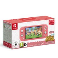 Nintendo Switch Lite (Coral) Animal Crossing: New Horizons Pack + NSO 3 months (Limited) Tragbare Spielkonsole 14 cm (5.5 Zoll) 32 GB Touchscreen WLAN Koralle