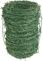 PROREGAL Stacheldraht PVC beschichtet 2,10mm Länge 100m