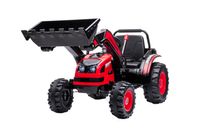 Kinder Elektroauto Radlader Traktor Kinderauto Kinderfahrzeug Elektro 2x35W Rot