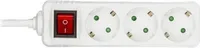 3-way Schuko Socket 5m on/off switch (GRU0035WS)