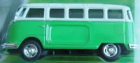 Modellauto VW Samba Bus grün/weiss, Maßstab 1:64 von Greenlight