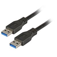 Anschlusskabel USB 3.0 Stecker A an Stecker A, 5m, schwarz, Premium, Good Connections®