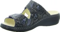 Longo Komfort Pantoletten Damen 333535313130 Blau 36 EU
