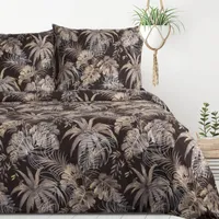 Komplet pościeli RODOS mikrowłókno 160x200 ciemnobrązowy
