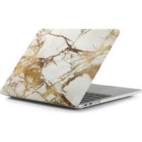 Mobigear Marble - Apple MacBook Pro 16 Zoll (2019-2020) Hardcase Hülle MacBook Case - Braun