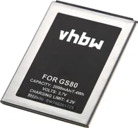 vhbw Akku Ersatz für Gigaset V30145-K1310-X469 für Handy Smartphone Telefon (2000 mAh, 3,7 V, Li-Ion)