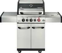 Enders Gasgrill Kansas II Pro 3 SIK Turbo 3 Brenner + Rückbrenner und herausnehmbare Fettauffangschale