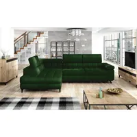 MIRJAN24 Ecksofa Nord, Polsterecke vom Hersteller, L-Form Ecke, Bettkasten und Schlaffunktion (Farbe: Fresh 13, Seite: Links)