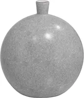 Fink Vase Athina gold, grau, weiß Porzellan Höhe 29 cm