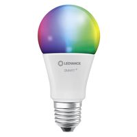 LEDVANCE Smarte LED-Lampe mit WiFi Technologie, Sockel E27, Dimmbar, Lichtfarbe änderbar (2700-6500K), RGB Farben änderbar, ersetzt Glühlampen mit 100 W, SMART+ WiFi Classic Multicolour, 1er-Pack