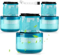 3 Stück Ersatzfilter für Dyson V15 Detect Complete, V15 Animal, Vakuumfilter für Dyson V11 SV14, Ersetzen Art.-Nr. 970013-02, 3-Filter-Kit, waschbar und wiederverwendbar