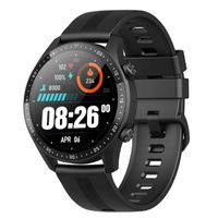 Blackview X1 Pro Smartwatch 1,39 Zoll für Damen Herren, IP68, Pulsuhr, Schlaf und Fitness Tracker, mehrsprachig Fitnessuhr für Android IOS, Schwarz