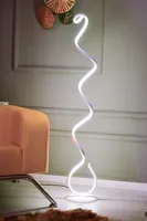 Opviq, Cobra White - White, Stehlampe, 100 % ALUMINIUM, Weiß, 25 x 25 cm