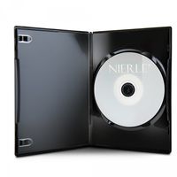 Nierle exclusive DVD Hüllen, 14 mm, Maschinen-pack-Qualität, Schwarz, 50 Stück