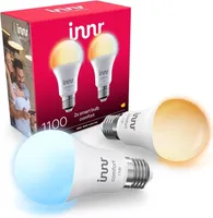 Innr Zigbee E27 LED, funktioniert mit Philips Hue*, smart Lampe warmweiß bis kaltweiß 1190lm 2-er Pack