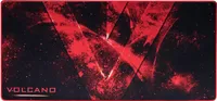 Modecom Volcano Erebus Gaming-Mauspad Schwarz, Rot