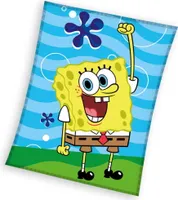Spongebob Flauschdecke Schmusedecke Kuscheldecke 130 x 170 cm