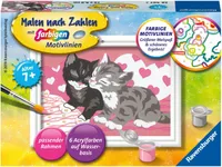 Ravensburger Malen-nach-Zahlen Kuschelkatzen mehrfarbig