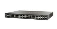Cisco SF500-48P-K9-G5, Managed, L2, Power over Ethernet (PoE), Rack-Einbau, 1U