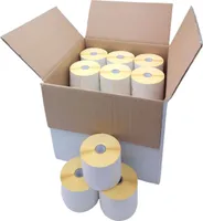 27 Rollen je 400 Thermoetiketten 100x199mm Versandlabel Paketschein Etiketten = 10.800 Stück