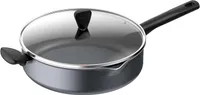 TEFAL Schmorpfanne + Deckel Ø 28 cm Family Day Alu Antihaft Thermo-Signal™ tief