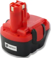 Vinitech Akku passend für Bosch PSB 12 PSB12 VE2 VE-2 12VE-2 PSB12VE2 PSB12VE-2 NiMh 12V 2000mAh