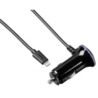 Hama KFZ-Ladegerät für Apple iPad, Lightning, 5 V/2,4 A, Schwarz