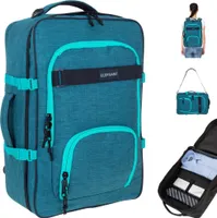 Rucksack Handgepäck Reise Elephant Travel Fly Laptop Tasche Schultergurt 42 Liter IATA Reiserucksack Flugzeug Gepäck Reisetasche 13029 Petrol Türkis